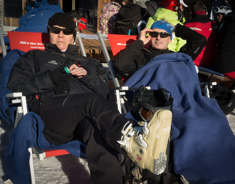 Siesta na sluníčku - lyžování se nesmí přehánět