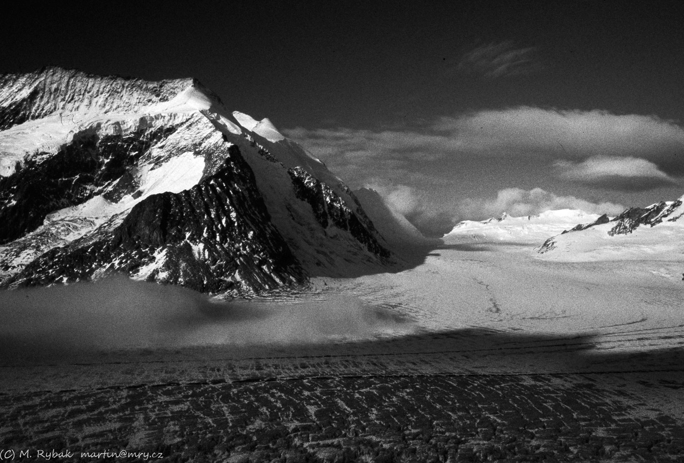 Aletschgletscher z Konkordie