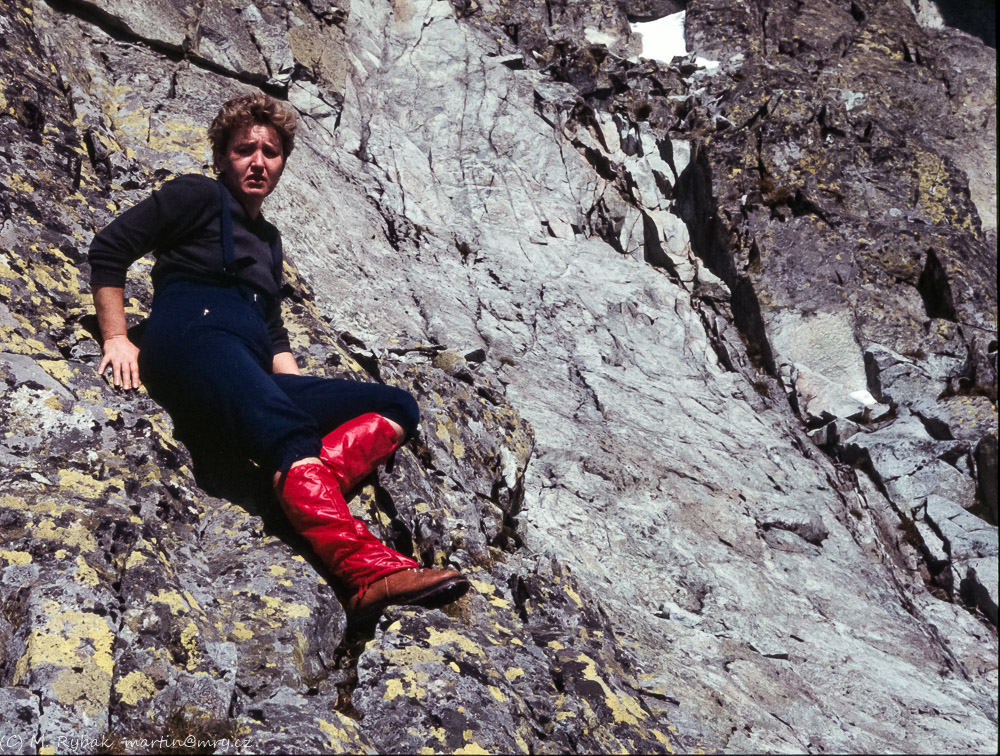 V. Tatry září 1987. Výstup na Zápodný Gerlach