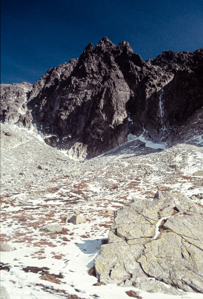 V. Tatry září 1987. Výstup na Zápodný Gerlach