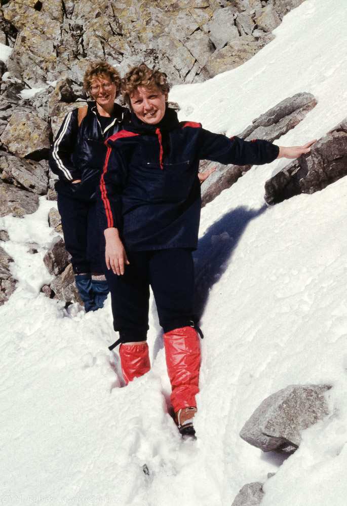 V. Tatry září 1987. Výstup na Zápodný Gerlach