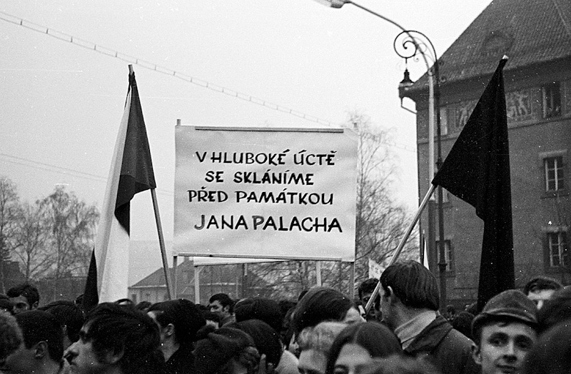 Tryzna za Jana Palacha, Kounicovy koleje 1969